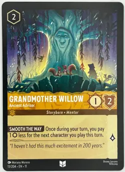 13/204 LORCANA NORMAL GRANDMOTHER WILLOW WINTERSPELL - SET 11 - COMMON NM - Image 1