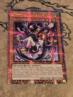 Yugioh Harpie Channeler RA04-EN207 Quarter Century Secret Rare NM Presale - Image 1