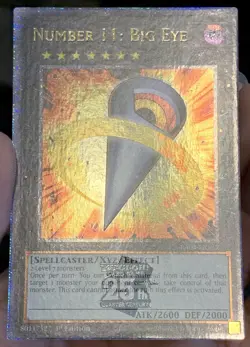 Yugioh Number 11 Big Eye RA04-EN062 Quarter Century Secret Rare 1st NM w/Track - Image 4