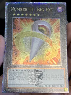 Yugioh Number 11 Big Eye RA04-EN062 Quarter Century Secret Rare 1st NM w/Track - Image 5