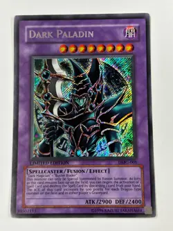 Yugioh Dark Paladin DMG-001 Secret Rare Limited Edition Vintage Original 2003 - Image 1