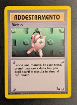 Pokemon TCG - Recycle 61/62 Fossil - Italian MP - Image 1