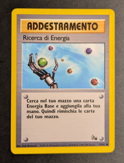 Pokemon TCG - Energy Search 59/62 Fossil - Italian MP - Image 1