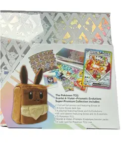 Pokemon TCG Prismatic Evolutions SPC Super-Premium Collection New Damaged Seal - Image 3