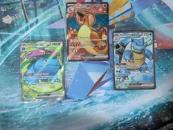 Venusaur ex / Charizard ex / Blastoise ex — Pokemon 151 Ultra Rare Lot | Nea - Image 1