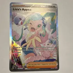 Pokemon Lisia's Appeal 246/191 SV08 Special Illustration Rare Holo - Image 1