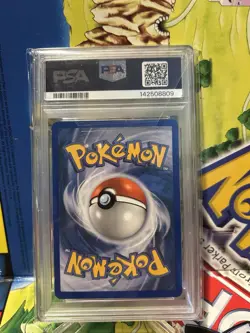 2006 POKEMON EX LEGEND MAKER #55 GROWLITHE REVERSE HOLO PSA 9 STAMP - Image 2