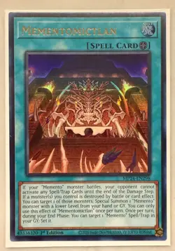 Yugioh! 1x Mementomictlan MP24-EN298 Ultra Rare 1st Ed NM - Image 1