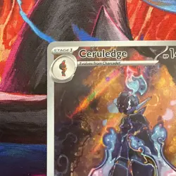Pokemon TCG Ceruledge 197/191 IR Sv08: Surging Sparks Holo NM - Image 2