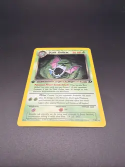 Dark Golbat - 1st Edition Holo - 7/82 Team Rocket - Pokemon TCG - 2000 - Image 5
