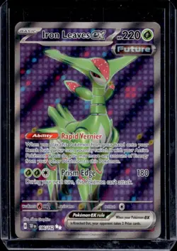 2024 Pokemon Temporal Forces Iron Leaves ex Full Art #186/162 - Image 1