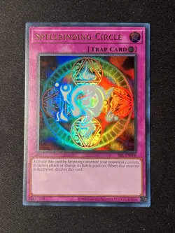 Spellbinding Circle SRL-EN006 - Ultra Rare 25th Anniversary Unlimited NM Yugioh - Image 1