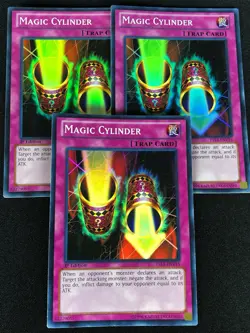 YUGIOH MAGIC CYLINDER YS13-ENV15 1ST SUPER X3 (LP) - Image 1