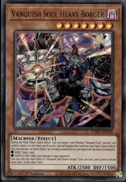 Vanquish Soul Heavy Borger 1st Ed Ultra Rare WISU-EN018 Yu-Gi-Oh! - Image 1
