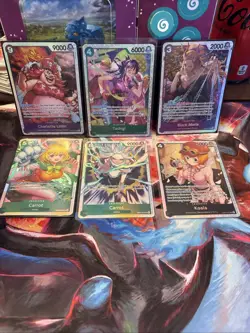 One Piece Card Super Rare Lot Carrot Black Maria Charlotte Linlin Koala NM - Image 1