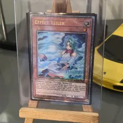 Yu-Gi-Oh Effect Veiler RA04-EN004 QCR Alternative Art 1st Edition MINT CONDITION - Image 1