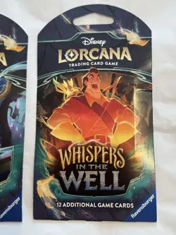 DISNEY LORCANA “WHISPERS IN THE WELL” , ART SET OF 3 BOOSTER PACKS, SEALED - Image 4