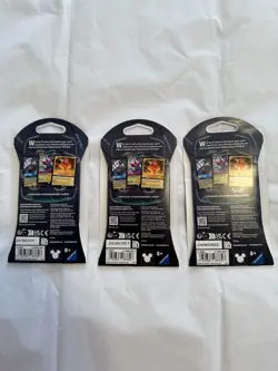 DISNEY LORCANA “WHISPERS IN THE WELL” , ART SET OF 3 BOOSTER PACKS, SEALED - Image 5