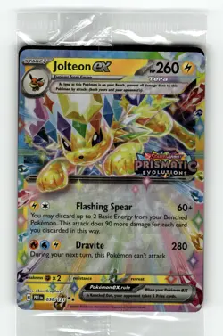 Jolteon ex - (Prismatic Evolutions Stamp) 030/131 NM Pokemon Card TCG SEALED - Image 1