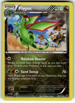 Flygon 76/111 XY - Furious Fists NM- Pokemon Card TCG - Image 1