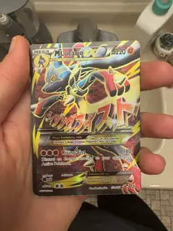 Pokemon TCG M Lucario EX 55a/111 Alternate Art Promo Card - Image 1