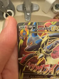 Pokemon TCG M Lucario EX 55a/111 Alternate Art Promo Card - Image 5