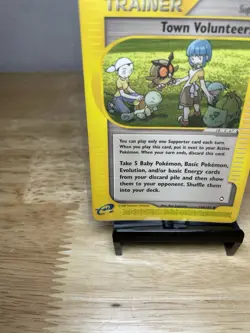 Pokemon Town Volunteers 136/147 Aquapolis E Reader Series 2002 Pokemon Card TCG - Image 3