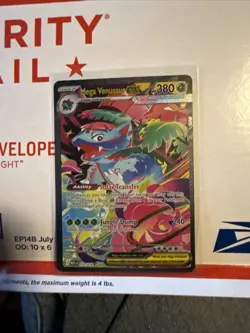 Pokemon TCG Mega Venusaur EX Card 177/132 English, Near Mint Condition - Image 2