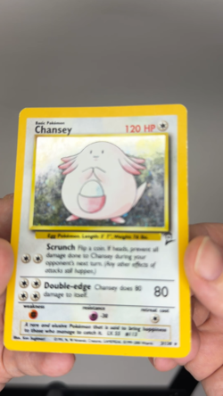 Pokemon TCG - Chansey - Base Set 2 Holo Card 3/102 - Image 2