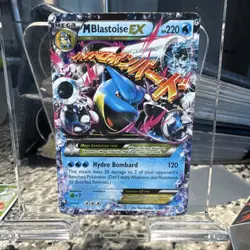 Pokemon TCG M Blastoise EX 30/146 XY Ultra Rare Holo Mega Evolution Card - Image 1