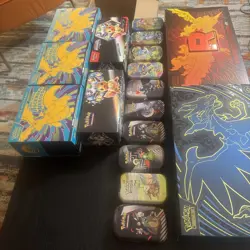 Pokemon TCG - EMPTY BOX LOT - ETB/TIN/UPC/SURPRISE BOX - NO CARDS - EMPTY - Image 2