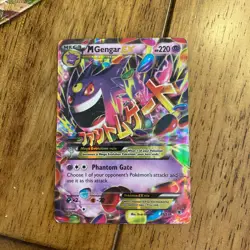 Pokemon M Gengar EX 35/119 XY Phantom Forces Ultra Rare Full Art Holo Card - Image 1