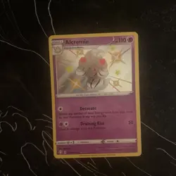 Pokemon Alcremie TCG Shining Fates Holo Card SV058/SV122 - Image 1