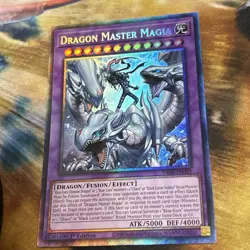 Yu-Gi-Oh! TCG Dragon Master Magia Prismatic Ultimate Rare Card RA04-EN055 - Image 2