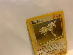 Hitmonlee Vintage Pokemon Card - Fossil Set - 7/62 - Holo Foil Rare - Image 2