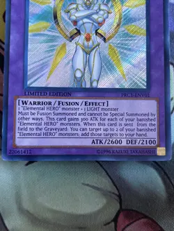 PRC1-ENV01 Elemental Hero The Shining Secret Rare Limited Ed NM Yugioh Card - Image 3