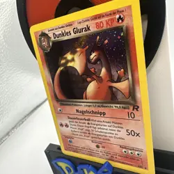 German Pokemon Card Dark Charizard (Dunkles Glurak) Team Rocket Holo 4/82 LP+ - Image 3