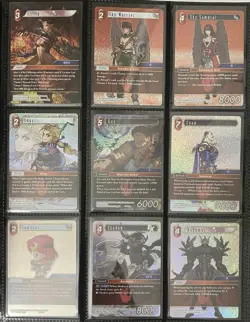Final Fantasy TCG Crystal Dominion OPUS 15 XV Complete Foil Binder Set 140 Cards - Image 1
