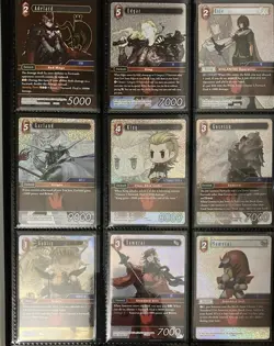 Final Fantasy TCG Rebellions Call OPUS 17 XVII Complete Foil Set Binder 140 Card - Image 1