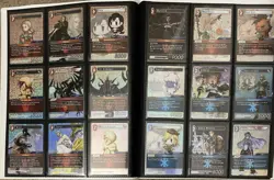 Final Fantasy TCG Rebellions Call OPUS 17 XVII Complete Foil Set Binder 140 Card - Image 2
