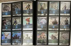 Final Fantasy TCG Rebellions Call OPUS 17 XVII Complete Foil Set Binder 140 Card - Image 3