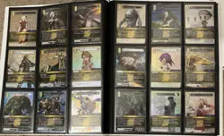 Final Fantasy TCG Rebellions Call OPUS 17 XVII Complete Foil Set Binder 140 Card - Image 5