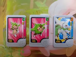 Chespin Quilladin Chesnaught Mezastar Frienda Pokemon Card Japanese Pick Tag - Image 1