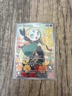 Pokemon Meloetta #26 Black Star Promo Holo Illustration Rare Card NM 🌼 - Image 1