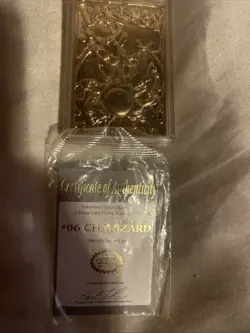Pokemon 1999 Charzard Limited Edition 23K Gold Plated Card With Case And Certifi - Image 2