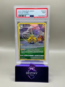 Electivire GG08/GG70 Crown Zenith PSA 9 MINT Pokemon Card Galarian Gallery - Image 1