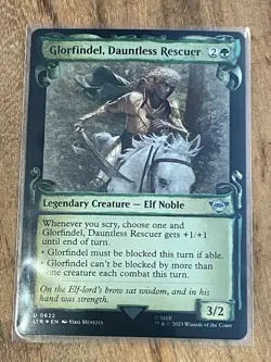 Glorfindel, Dauntless Rescuer Showcase Scrolls Foil - LTR 0622 - MTG Magic - NM+ - Image 1
