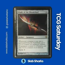 2009 MAGIC: THE GATHERING ZENDIKAR #196/249 BLADE OF BLOODCHIEF - Image 1