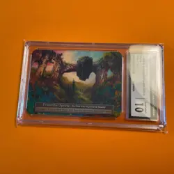 Primordial Spring ALPHA FOIL Sorcery Contested Realm CGC 10 Drew Tucker - Image 2