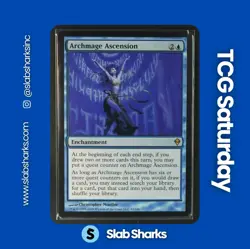2009 MAGIC: THE GATHERING ZENDIKAR #42/249 ARCHMAGE ASCENSION - Image 1